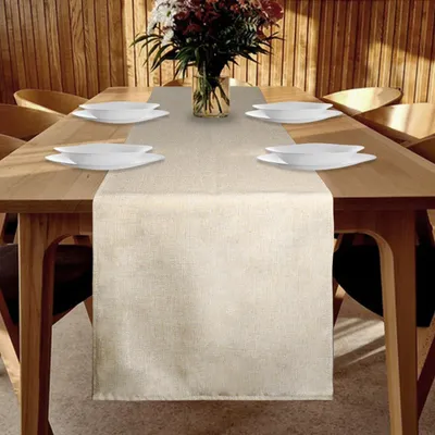 Image de Nappe de table imperméable, dimensions 40 x 240 cm, pour la décoration