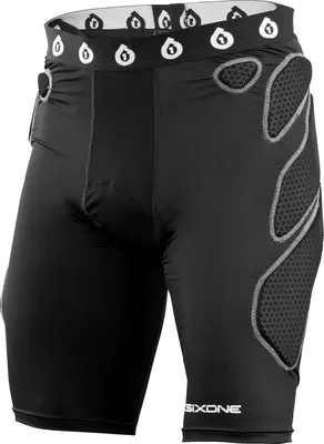 Produktbild von SixSixOne Herren Protektorenshorts Exo Short II, Schwarz, S