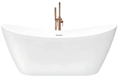 Produktbild von Freistehende Badewanne Rea Ferrano Slim 160 Weiß