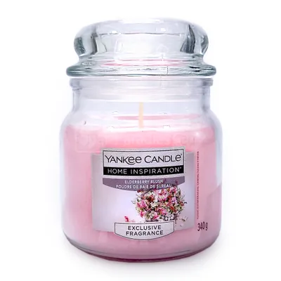 Produktbild von Yankee Candle Duftkerze Medium Blühende Holunderbeeren, 340 g
