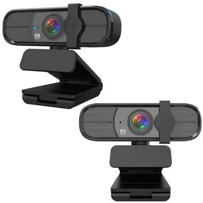 Produktbild von Webcam, USB Plug-and-Play treiberlose Kamera, 1080p HD, 10m Funkreichweite, 90° Weitwinkel, als universelle Aufsteckbasis verwendbar