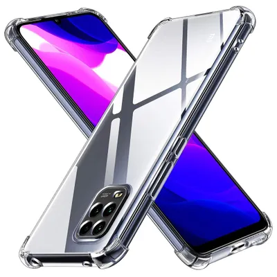 Zdjęcie produktu dla Techsuit Shockproof Silicone etui do Xiaomi Mi 10 Lite - przezroczyste