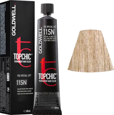 Produktbild von Goldwell Topchic Hair Color Professionelle permanente Haarfarbe für alle Haartypen 11SN 60 ml