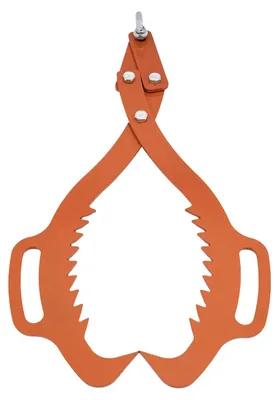 Image de Levageur de troncs, capacité de charge de 700 kg, structure en acier robuste, couleur orange
