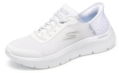 Produktbild von Skechers Damen Go Walk Flex Grand Entry Slip-InTurnschuhe, White Textile/Trim, 3