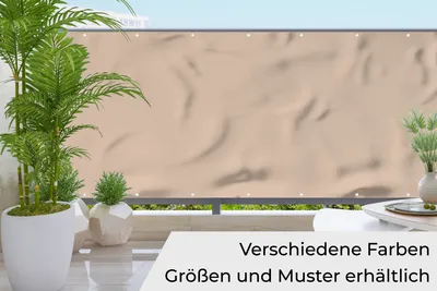 Obrázek produktu pro MuchoWow® Balkonová zástěna na ochranu soukromí -  - 90x500 cm