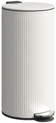 Produktbild von Mülleimer 30 L Treteimer mit Softclose-Deckel und Pedal, Inneneimer Metall, Schwarz, 36 x 30 x 60,5 cm