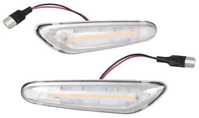 2x Premium LED Seitenblinker für BMW 3er E46 E90 E91 E92 E93 F30 E81 E82 E87 E88 in der Farbe von GOLDCAR