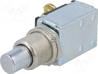 Produktbild von 1x  Schalter Druck  A3-27A-07 Stard-Schalter Pos: 2 OFF-(ON) 15A/12VDC