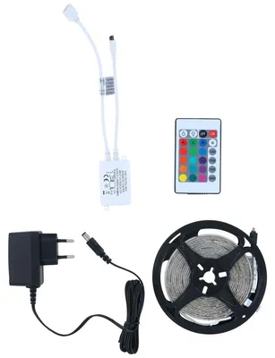 Productafbeelding van Grundig LED Licht strip Inclusief plakrand Met afstandsbediening 3 m Multicolor