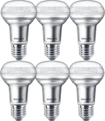 Produktbild von Philips E27 LED-Lampe Spot 4,5W 345lm 2700K warmweiß 6 Stück