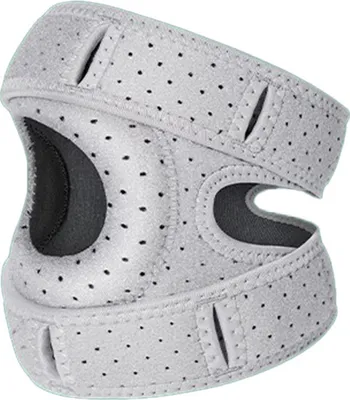 Produktbild von 1 Stück/2 Stück Patella-Knieorthese, doppelter Patellasehnen-Stützgurt zur Schmerzlinderung bei Meniskusrissen, verstellbarer Patellastabilisator, Knieschoner für Läufer, Tennis, Arthritis