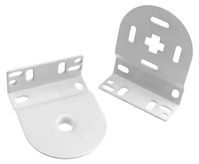 Rollladen-Reparaturset 30 mm, 1 Paar, Weiß, Metall