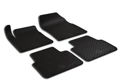Produktbild von Gumarny Zubri Fußmatten Set Gummi für OPEL Crossland X (P17) Vorne+Hinten