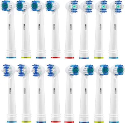 Zdjęcie produktu dla Zestaw Uniwersalne Końcówki Do Szczoteczek Oral-B 16 Sztuk Precision White