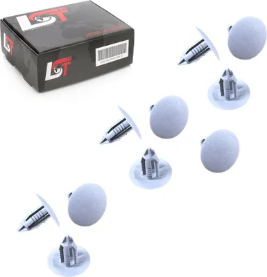 Produktbild von 10x VERKLEIDUNGCLIPS ABDECKUNG BEFESTIGUNGS CLIPS UNIVERSAL Ø 7-8mm Kopf 22mm