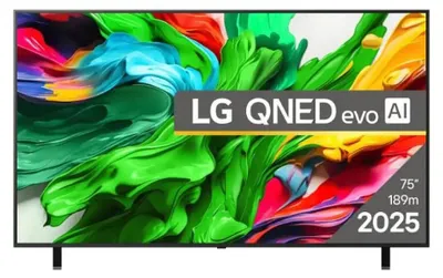 Obrázek produktu pro LG QNED 75QNED82A3B, 190,5 cm (75"), 3840 x 2160 px, QNED, Smart TV, Wi-Fi, Černá
