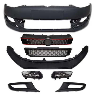 Produktbild von JOM Stoßstange vorne VW Polo 6R inkl Nebelscheinwerfer Kühlergrill Sport-Look