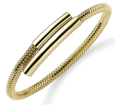 Produktbild von 5mm Armreif Armspange aus 585 Gold Gelbgold glänzend elastisch 60x48mm innen