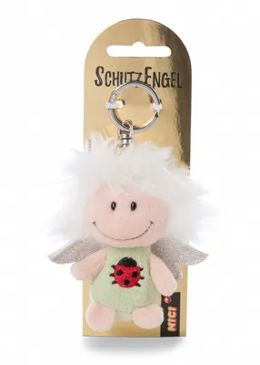 Produktbild von Nici Schlüsselanhänger Schutzengel 7 cm mit Marienkäfer
