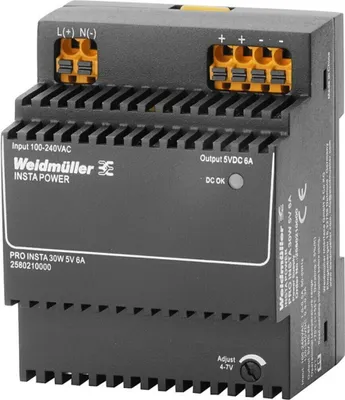 Produktbild von Weidmüller Stromversorgungen PROINSTA30W5V6A 2580210000