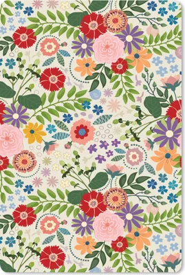 Produktbild von MuchoWow® Mauspad Mousepad Blätter - Blumen - Design 18x27 cm - Mousepads - Maus Mat - Pad - Mausunterlage