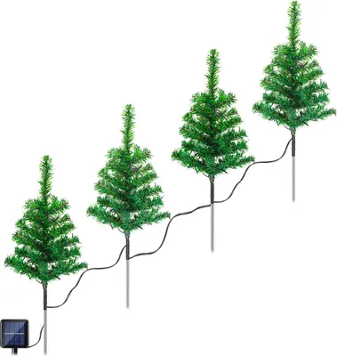 Immagine prodotto di Bettizia luci di Natale solari con 8 modalità di illuminazione 4W giardino festa replica giorno di Natale, Party Solaire Extérieur