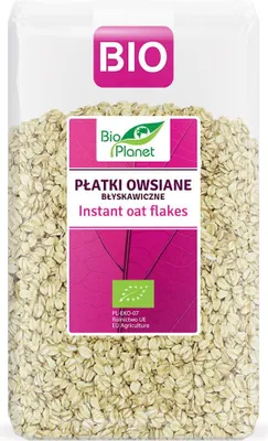 PŁATKI OWSIANE BŁYSKAWICZNE BIO 600 g - BIO PLANET