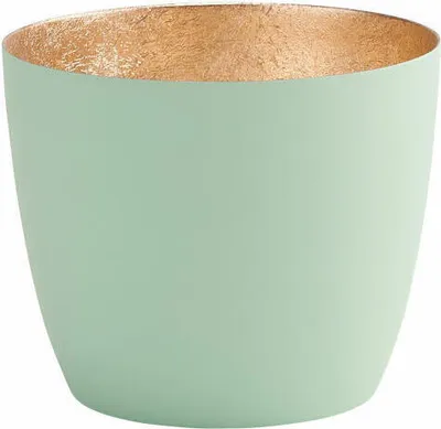 Produktbild von Gift Company Windlicht Madras M, Teelichthalter, Kerzenhalter, Eisen, Aqua, 8.5 cm, 1092504090