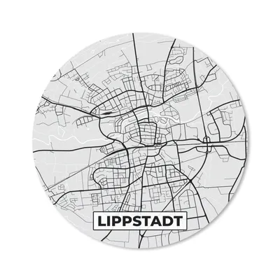 Produktbild von MuchoWow® Mauspad Mousepad Karte - Lippstadt - Deutschland - Karte 40x40 cm - Mousepads - Maus Mat - Pad - Mausunterlage - Schreibtisch Accessoires