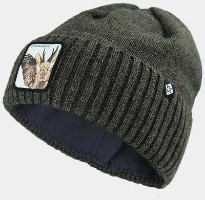 Bavarian Caps Strickmütze "Woipadinga" in grau