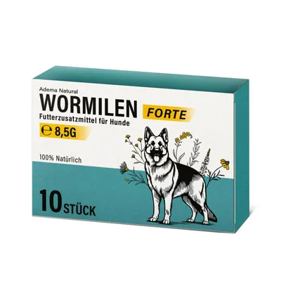 Produktbild von Adema Natural® Wormilen Forte – Wurmmittel für Hunde – natürliche Entwurmung – Wurmkur Hund – Entwurmungsmittel