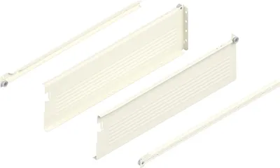 Obrázok produktu pre BLUM METABOX H rám 320, verzia na skrutky, čiastočný výsuv, NL 550, krémovo biela