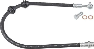 Image de Flexible de frein 595 mm M10x1,0 10,0 mm A.B.S. pour, entre autres, LAND ROVER EVOQUE