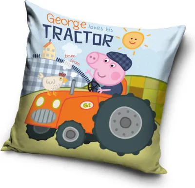Produktbild von Peppa Pig Peppa Pig Wutz Kissenbezug Kissenhülle 40 x 40 cm 100 % Polyester
