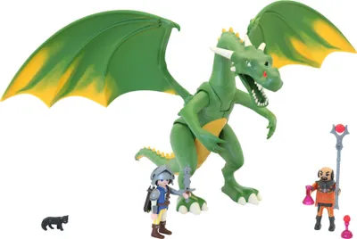 Produktbild von PLAYMOBIL 9001 Super4 Ritterland Drache mit Alex