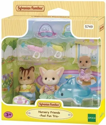 Productafbeelding van SYLVANIAN FAMILIES 5749 - The Baby Trio at the Pool