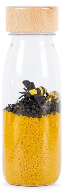 Immagine prodotto di Bottiglia sensoriale "Sound Bienen" - 14 x 4 cm - Giallo | di Petit Boum