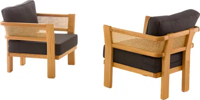 Obrázek produktu pro Moderní černé dřevotextilní křeslo v moderním designu