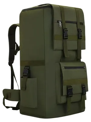 Produktbild von 120L Trekkingrucksack XXL Wanderrucksack Reiserucksack Outdoor Camping Backpack Herren Damen Gepäckrucksack Grün