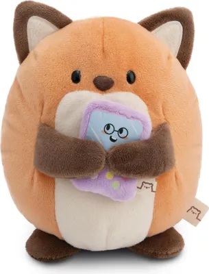 Produktbild von Nici Plüsch Fuchs Geeks 16cm mit Videospiel in Geschenkbox