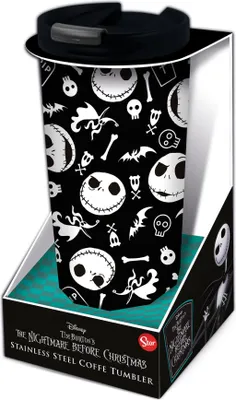 Obrázek produktu pro Nightmare before Christmas Edelstahl-Reisebecher Jack´s Face