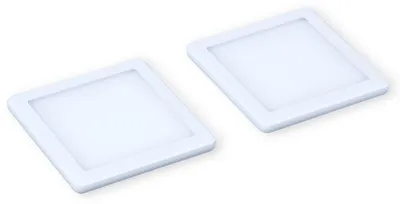 Image de kalb | Luminaire de cuisine à LED, luminaires de cuisine, panneau lumineux, luminaire encastré, cuisine, lot de 2, blanc chaud