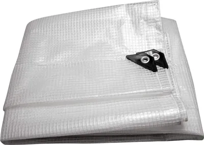Obrázok produktu pre Krycia plachta 4 x 6 m, 120 g/m², priehľadná, vodotesná, UV odolná, pre záhradu