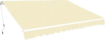 Immagine prodotto di The Living Store Tenda a bracci pieghevoli 400 cm Bianco crema