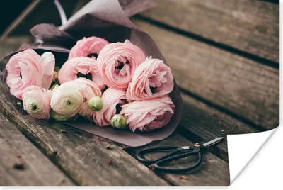 Produktbild von MuchoWow® Poster Ein Blumenstrauß zum Valentinstag 30x20 cm - Plakate - Print
