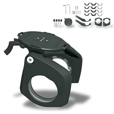 Immagine prodotto di Supporto smartphone bici - Manubrio 22,2 - 35 mm - Regolabile in angolo - Nero