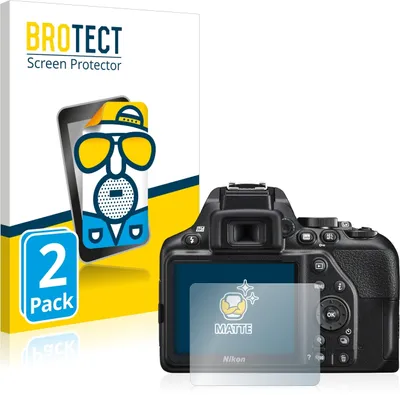 Produktbild von 2x BROTECT Schutzfolie für Nikon D3500 / D3300 Displayschutz Displayschutzfolie Folie Matt Entspiegelungsfolie