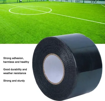 Produktbild von 50 mm x 5 m Kunstrasenband, selbstklebendes, doppelseitiges synthetisches Nähband für Rasenflächen AB071
