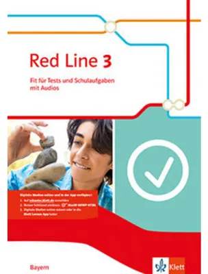 Immagine prodotto di Red Line 3. Ausgabe Bayern. Fit für Tests und Schulaufgaben mit Audios Klasse 7